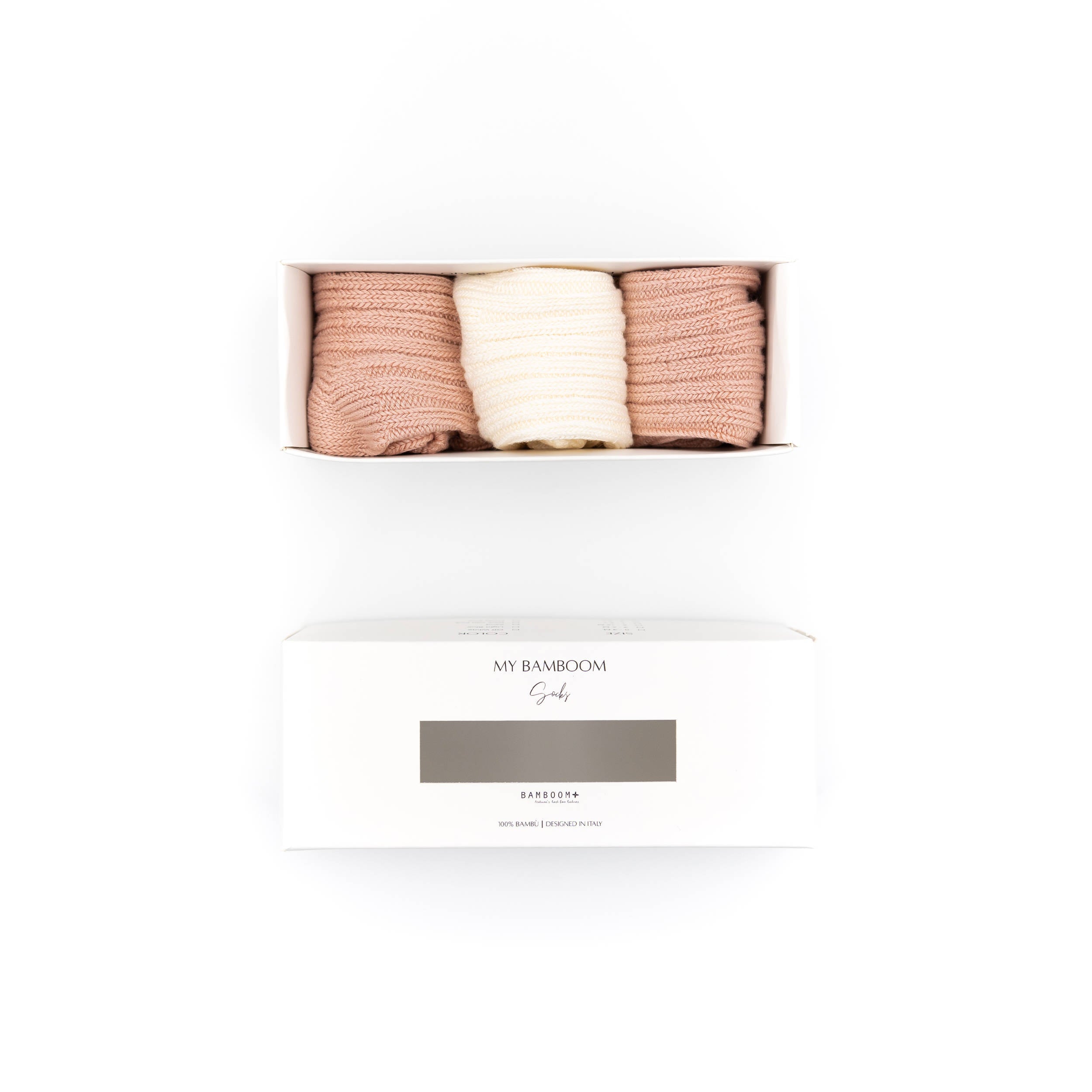 bamboom-3pc-in-gift-box-calze-spesse-neutral-pink-47-in-bamb image 1