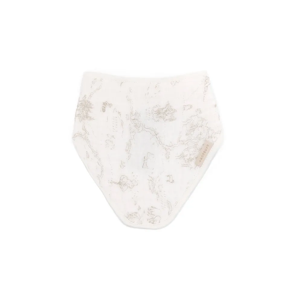 bamboom-bib-triangle-nuvola-boomy-s-world-oyster-grey-119 image 1