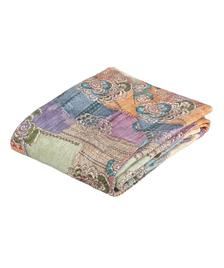 fazzini-crazy-quilt-copriletto-2-piazze-multicolor image 2