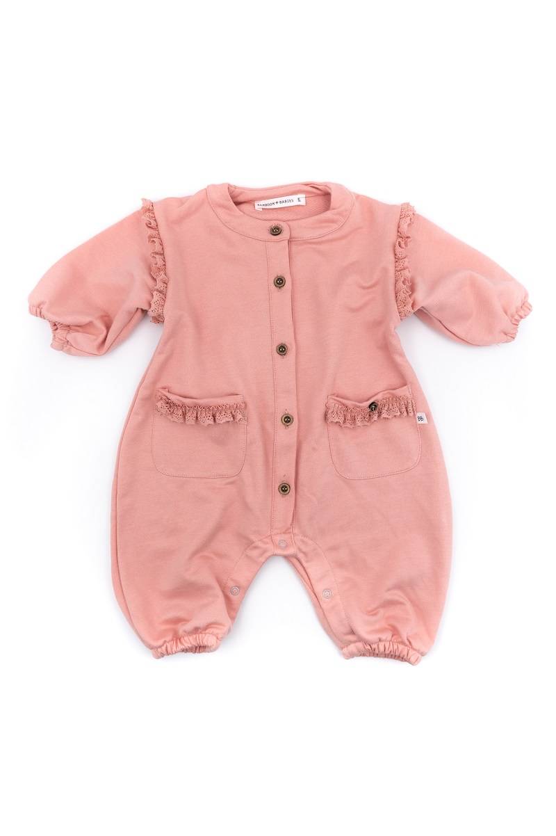 bamboom-tutina-a-palloncino-217-rosa-scuro-pagliaccetto-neonata image 1