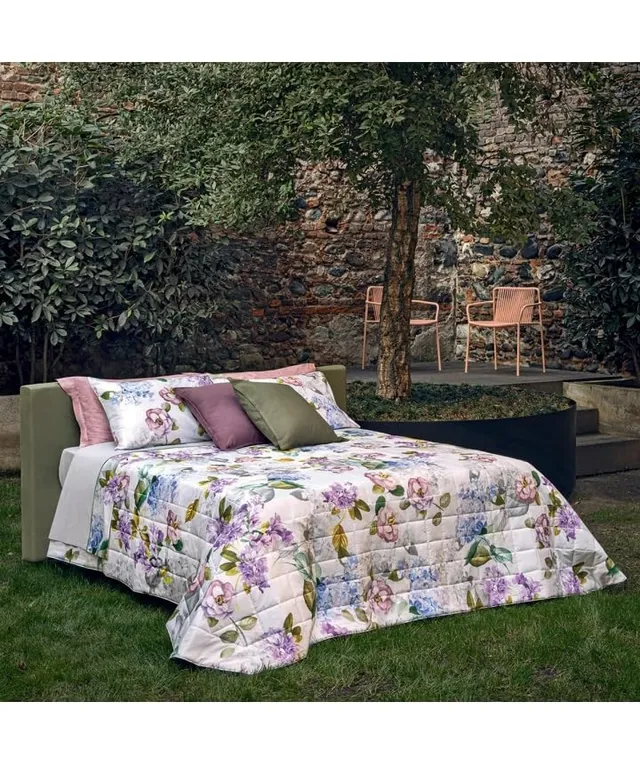 fazzini-set-lenzuola-4-pezzi-floreale-grigio-perla-full-lavabile image 1