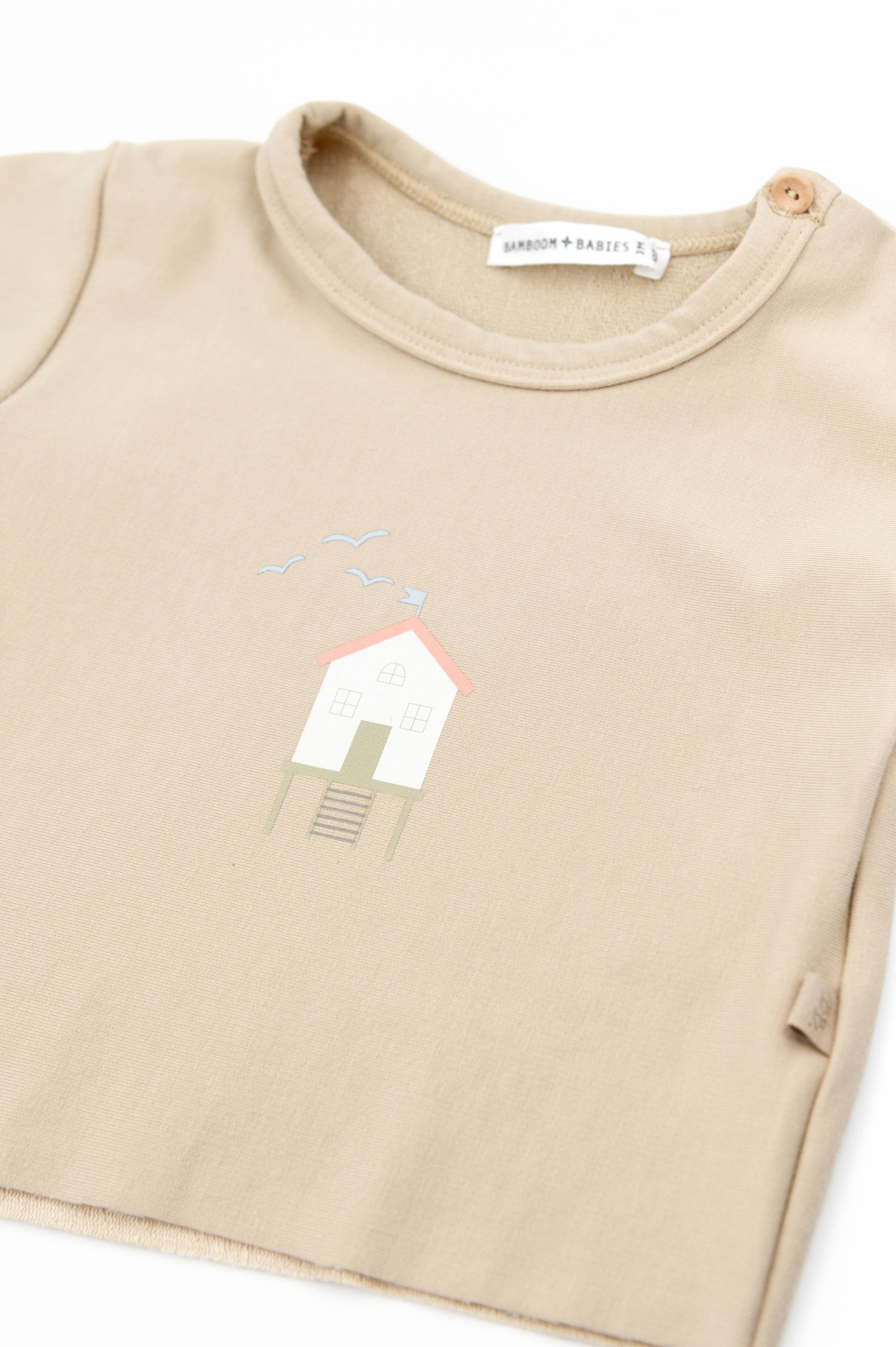bamboom-shirt-con-stampa-light-mustard-279 image 2