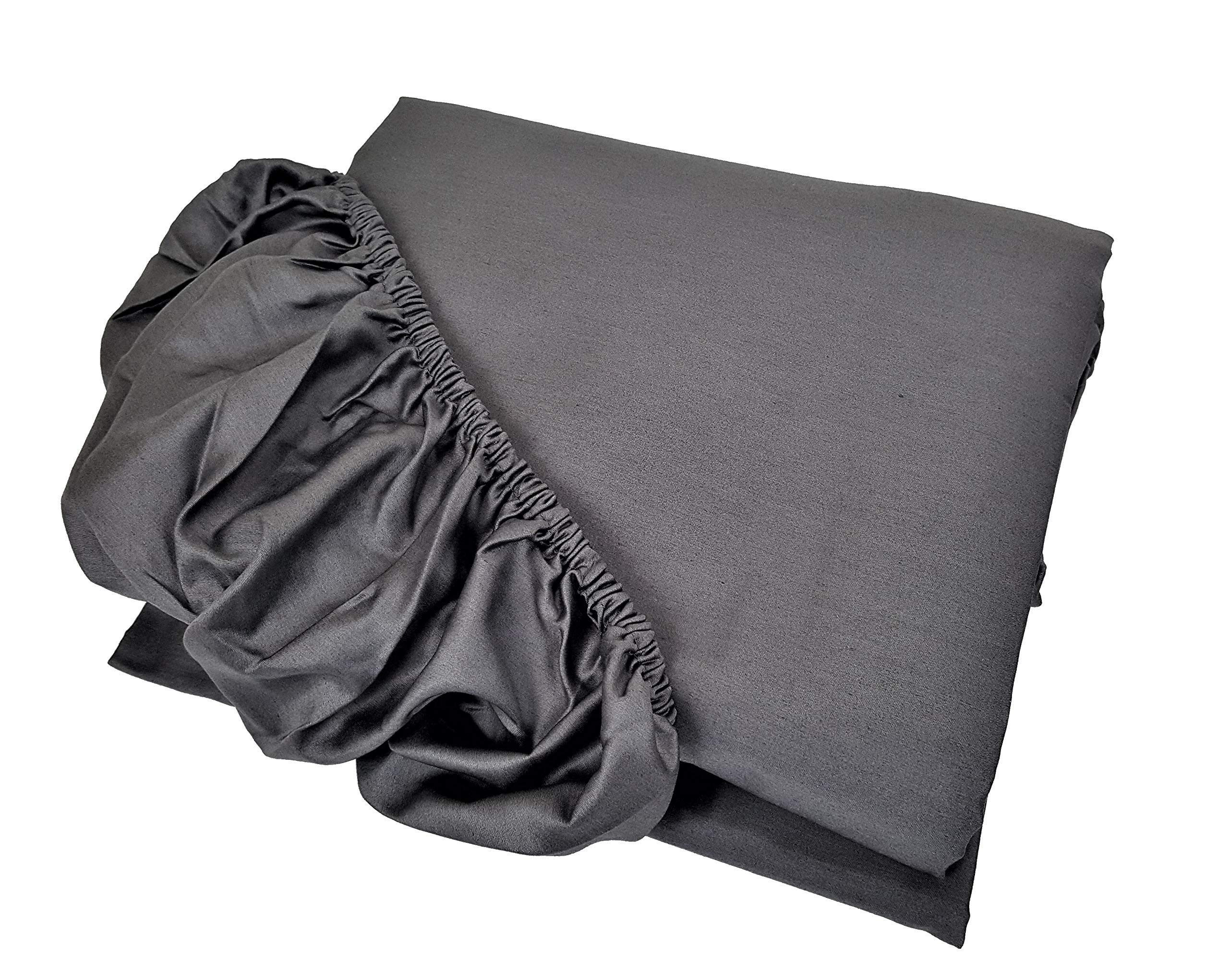 fazzini-trecento-lenzuolo-con-angoli-2-piazze-180x200x30-grigio-londra image 3