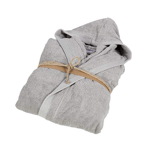 fazzini-losanghe-accappatoio-con-cappuccio-s-grigio image 2