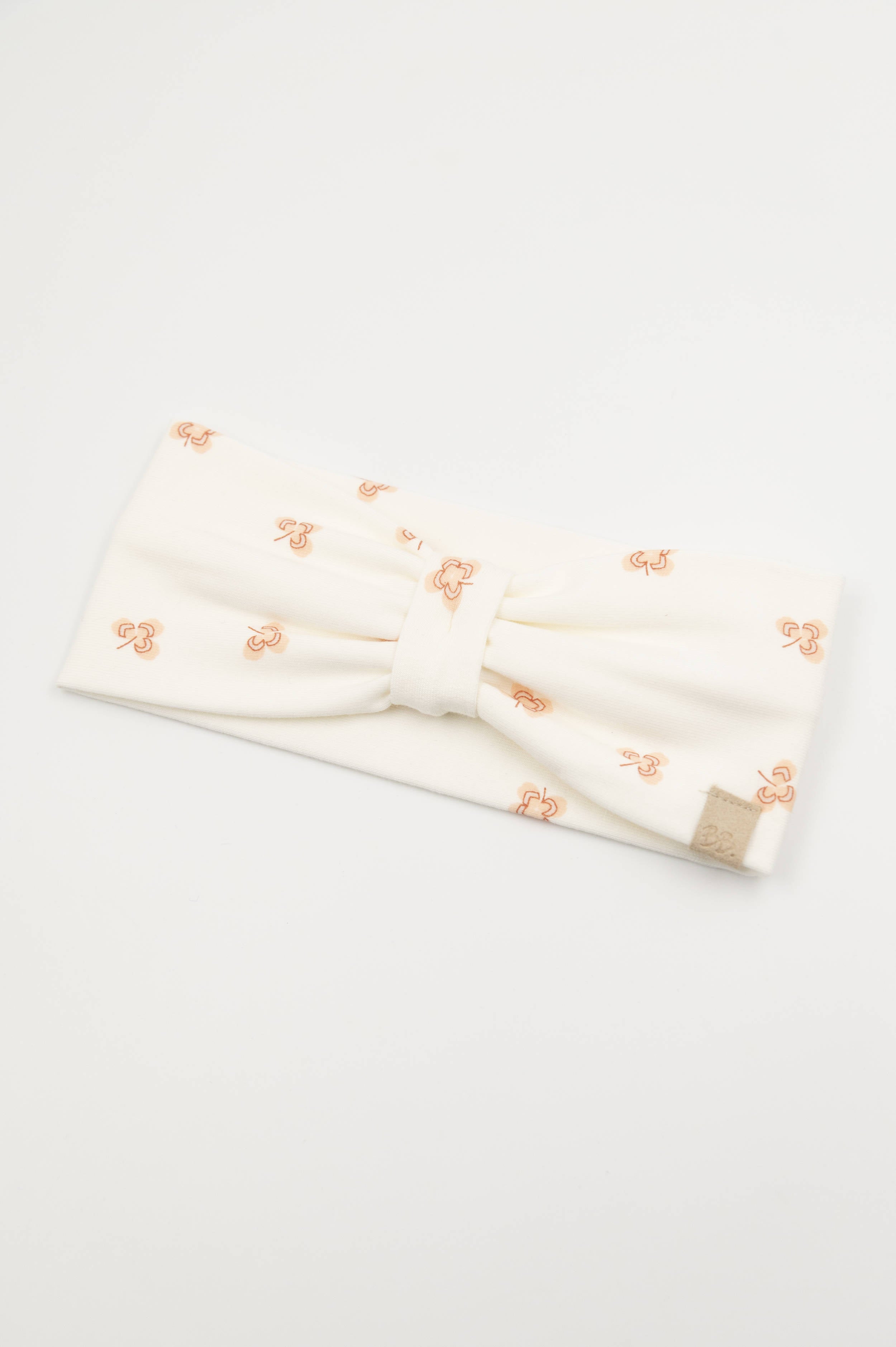 fascia-capelli-bamboom-print-lucky-leaves-280-cotone-nodo image 2