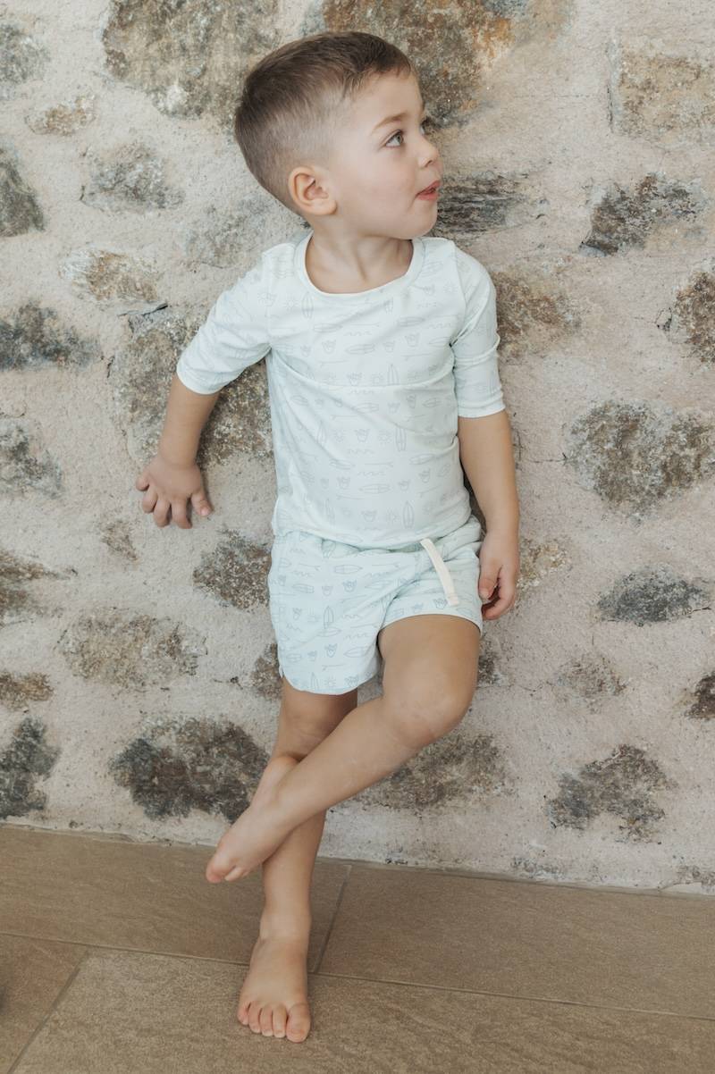 bamboom-t-shirt-mare-bimbo-maniche-3-4-uv50-surf-print-boy-237 image 4