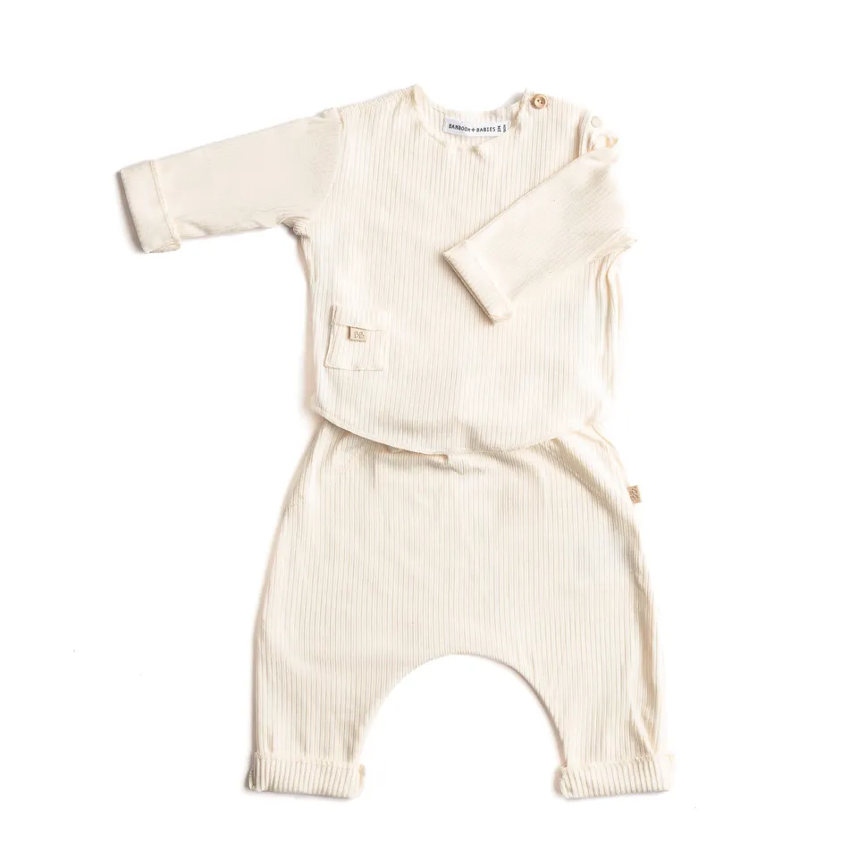 bamboom-twinset-pure-summer-offwhite-111-set-neonato image 1