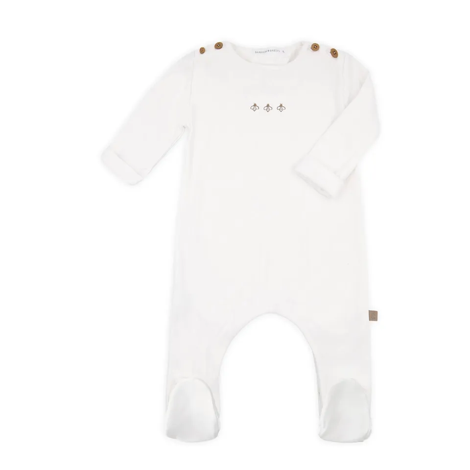 bamboom-tutina-neonato-bees-panna-02-in-bamb image 1