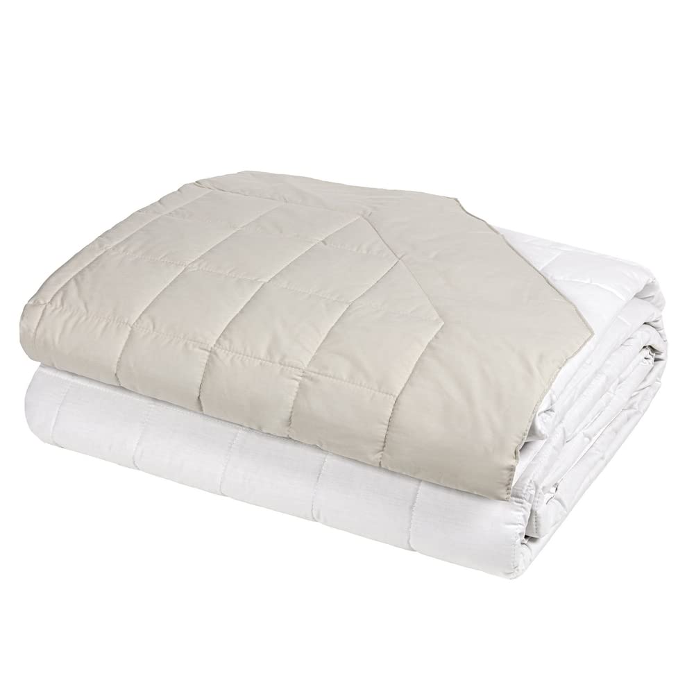 fazzini-dialogo-quilt-trapunta-matrimoniale-270x270-cm-bianco-burro-double-face image 1