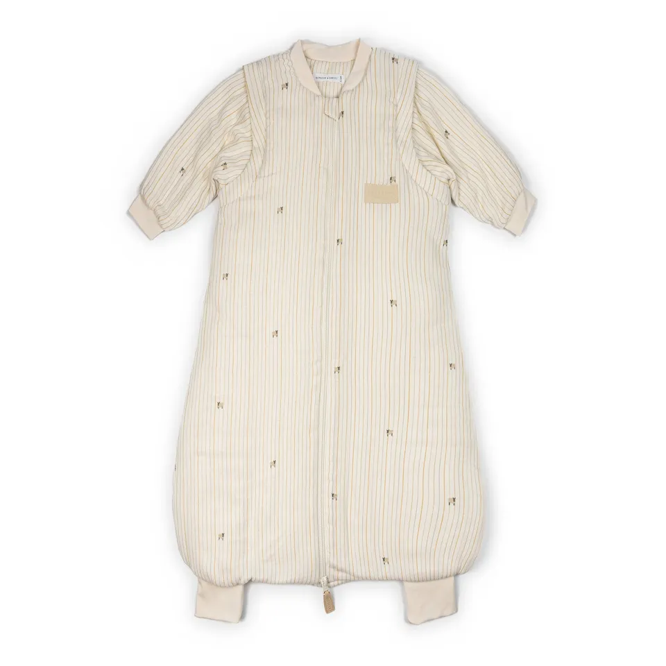 bamboom-sacco-nanna-combi-18-36m-tog-2-7-farm-stripe-532-con-maniche-e-piedini image 1