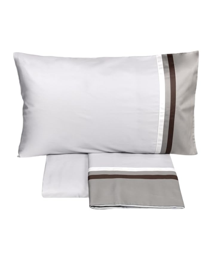 fazzini-kubric-60-completo-lenzuola-2-piazze-grigio-perla-grigio image 3