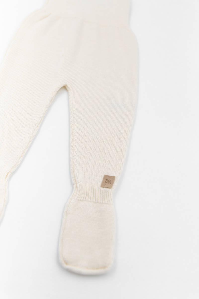 bamboom-pantaloncino-con-piedi-knitted-bianco-01-in-bamb image 2
