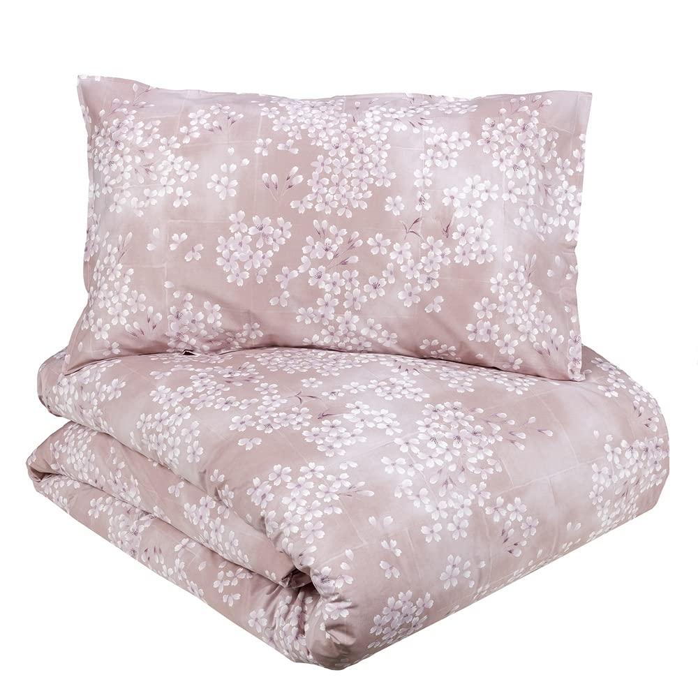 fazzini-kimono-copripiumino-matrimoniale-percalle-cotone-rosa image 1