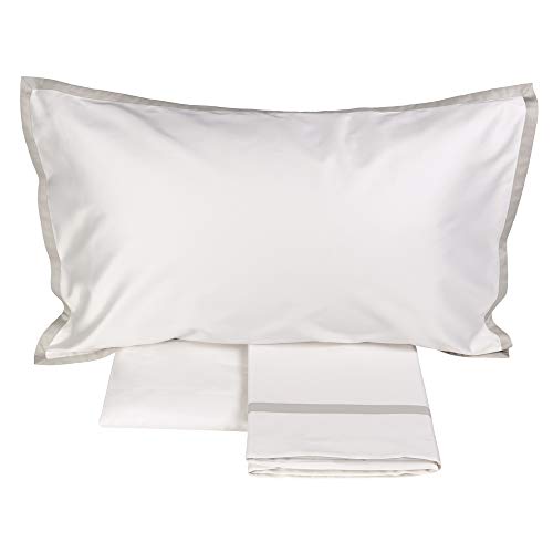 fazzini-hellen-completo-lenzuola-matrimoniale-in-raso-300-tc-bianco-seta-grigio image 5