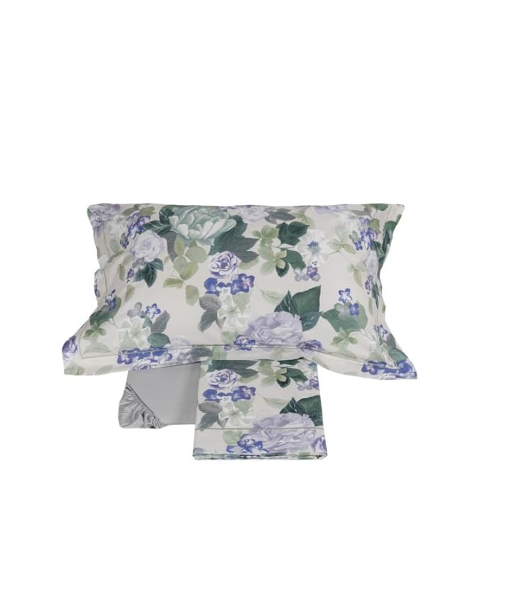 fazzini-ninfa-completo-lenzuola-2-piazze-verde-bianco image 2