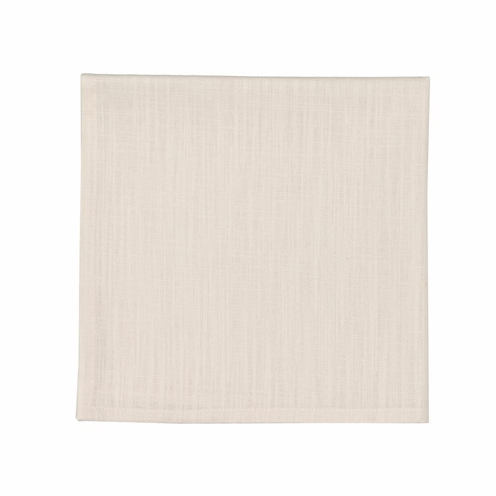 fazzini-sempre-set-4-tovaglioli-45x45-cm-avorio-puro-cotone image 1