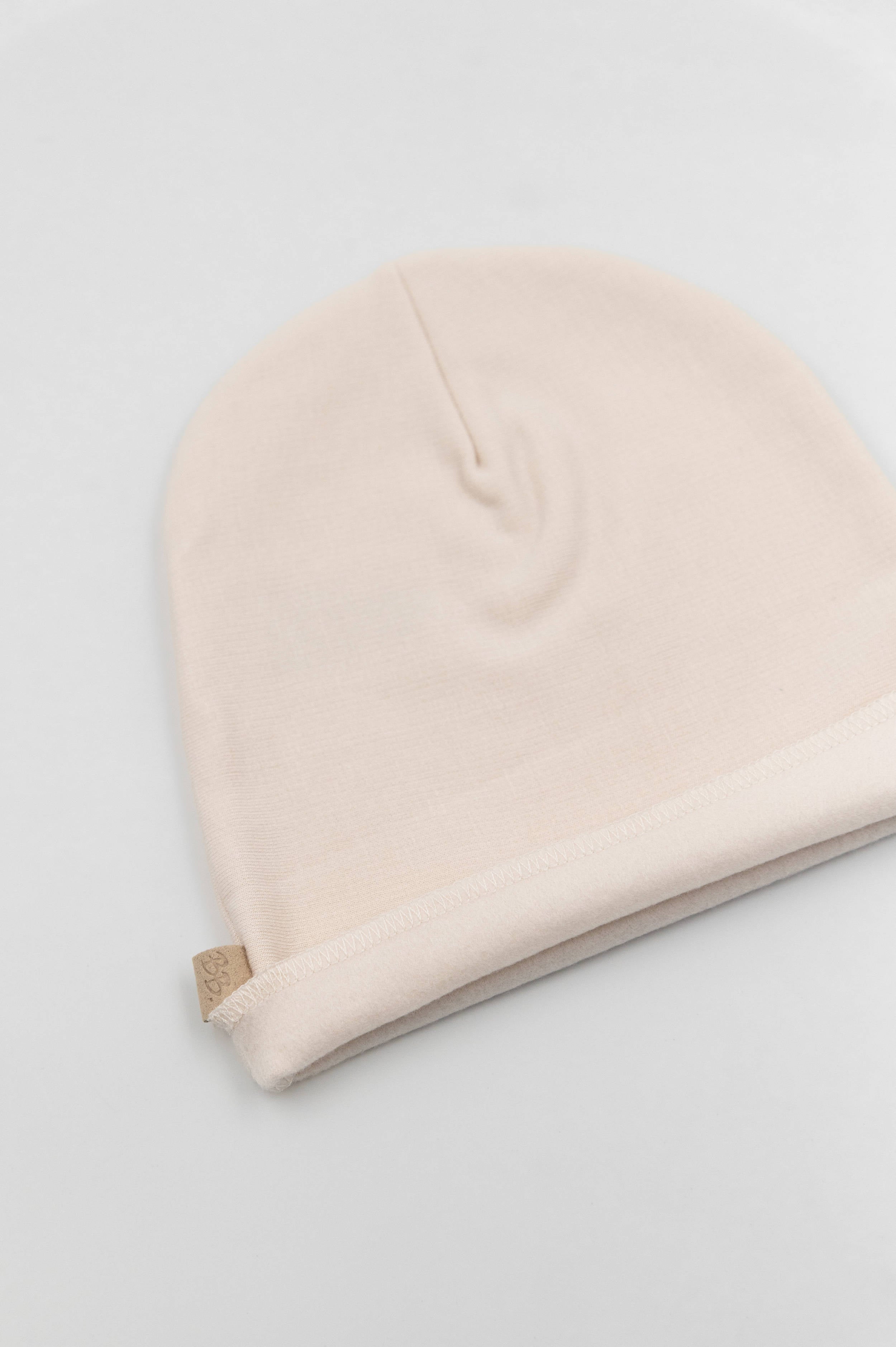 bamboom-cappellino-pure-warm-white-128-neonato-made-in-italy image 2