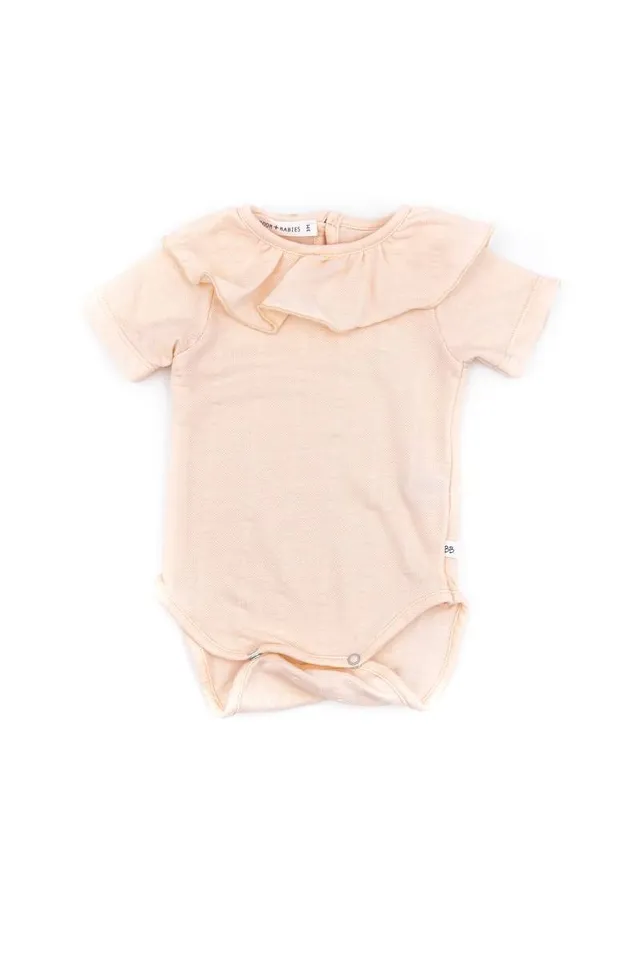 bamboom-body-con-collo-volant-rosa-chiaro-328 image 1