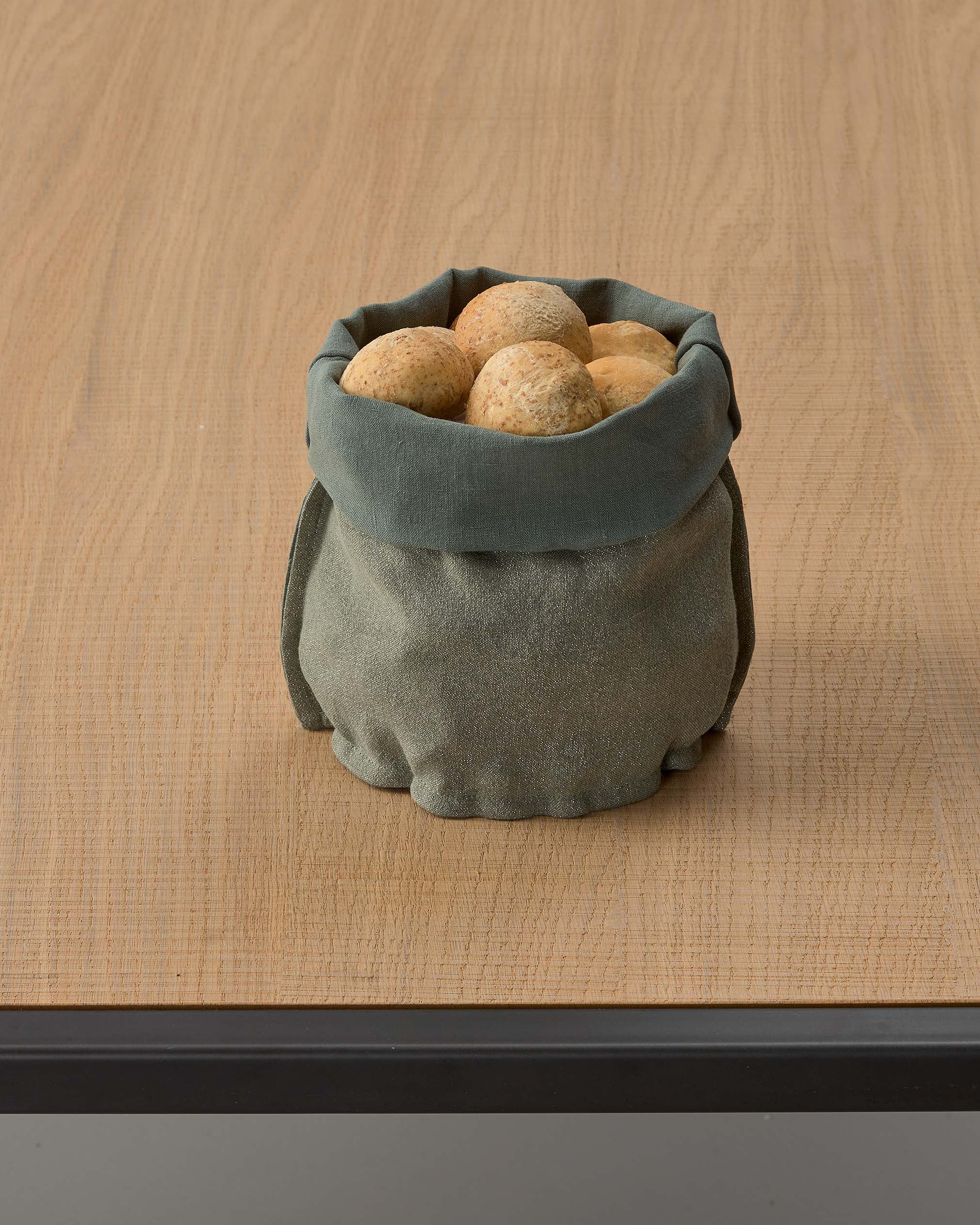 society-limonta-lurix-portapane-in-lino-e-nylon-metallizzato image 4