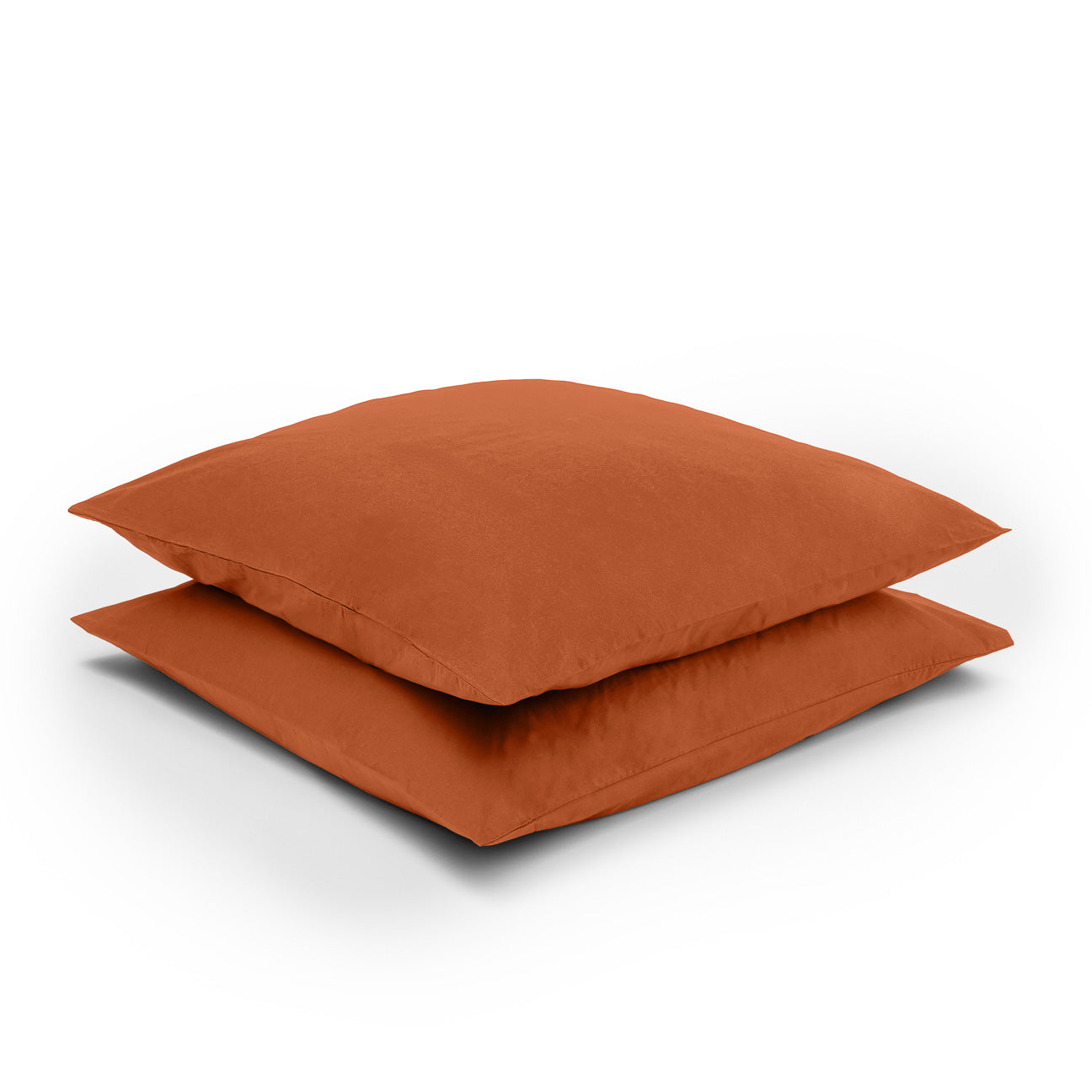 dalfilo-set-2-federe-in-percalle-di-cotone-terracotta image 2