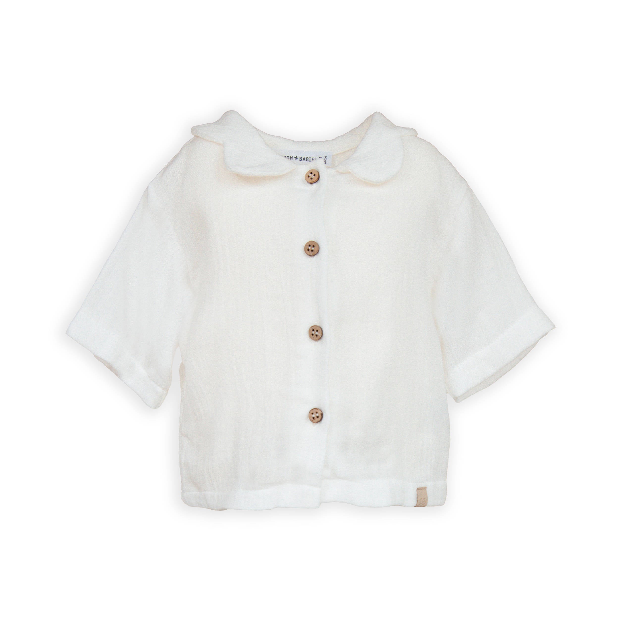 bamboom-camicia-collo-a-fiore-offwhite-111-bimba-cod-822 image 1