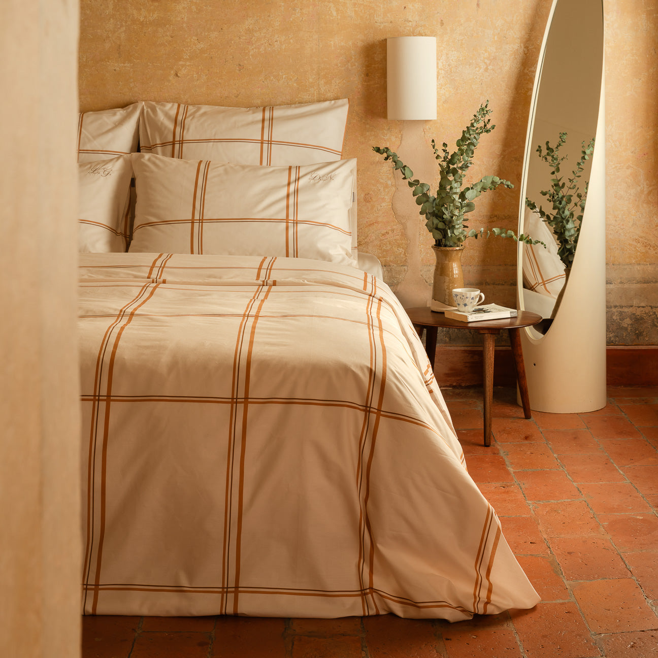 dalfilo-completo-all-in-in-percalle-creme-caramel-crema-outlet image 2
