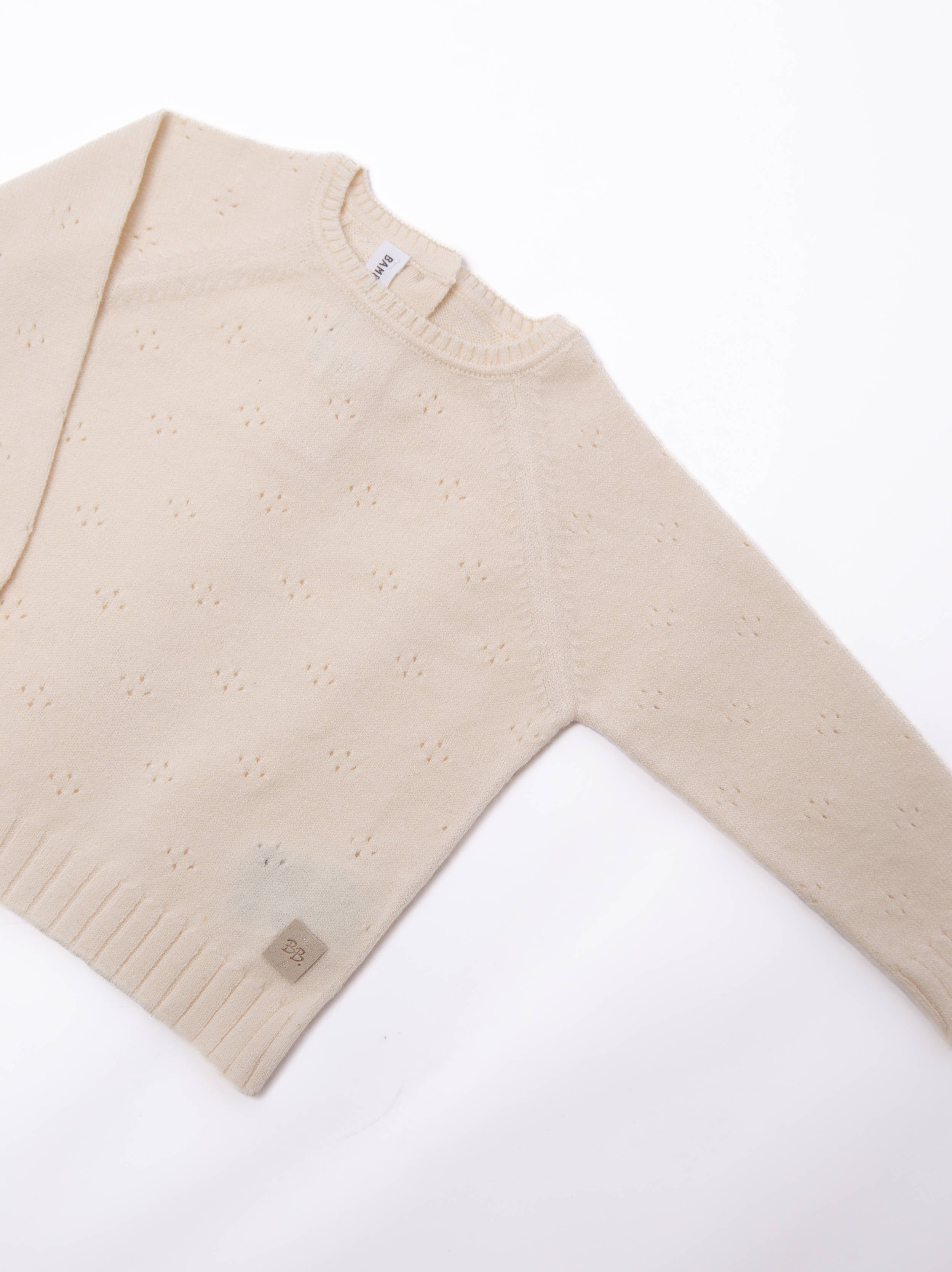 bamboom-maglia-fiore-water-pink-67-maglia-traforata-3m-36m image 2