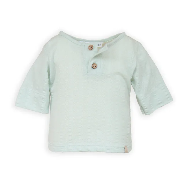 bamboom-t-shirt-polo-manica-corta-blu-blush-125-bimbo image 1