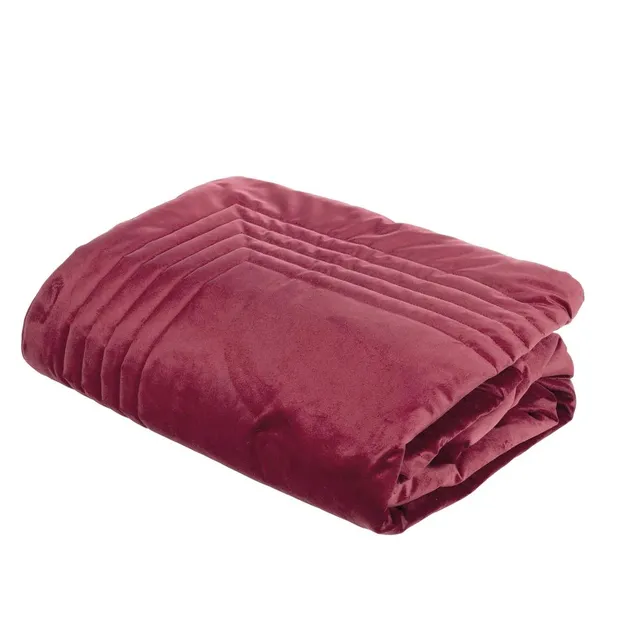 fazzini-fascino-plaid-140x200-cm-bordeaux-in-velluto-trapuntato image 1
