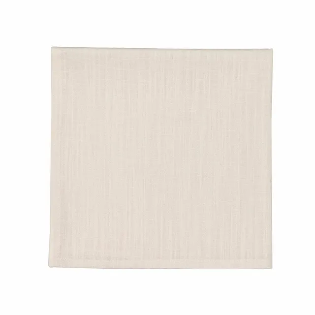 fazzini-sempre-set-4-tovaglioli-45x45-cm-avorio-puro-cotone image 1