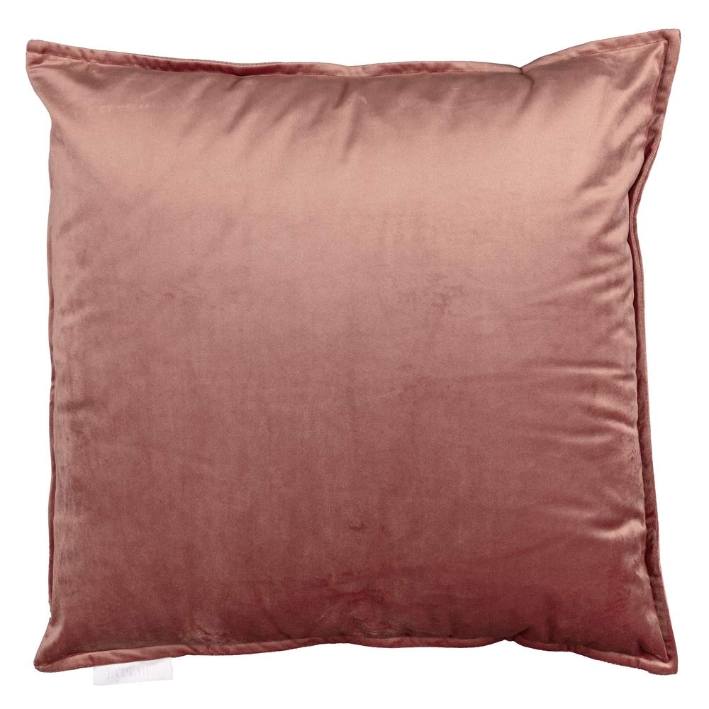 fazzini-fascino-cuscino-arredo-50x50-cm-velluto-corallo-sfoderabile image 1