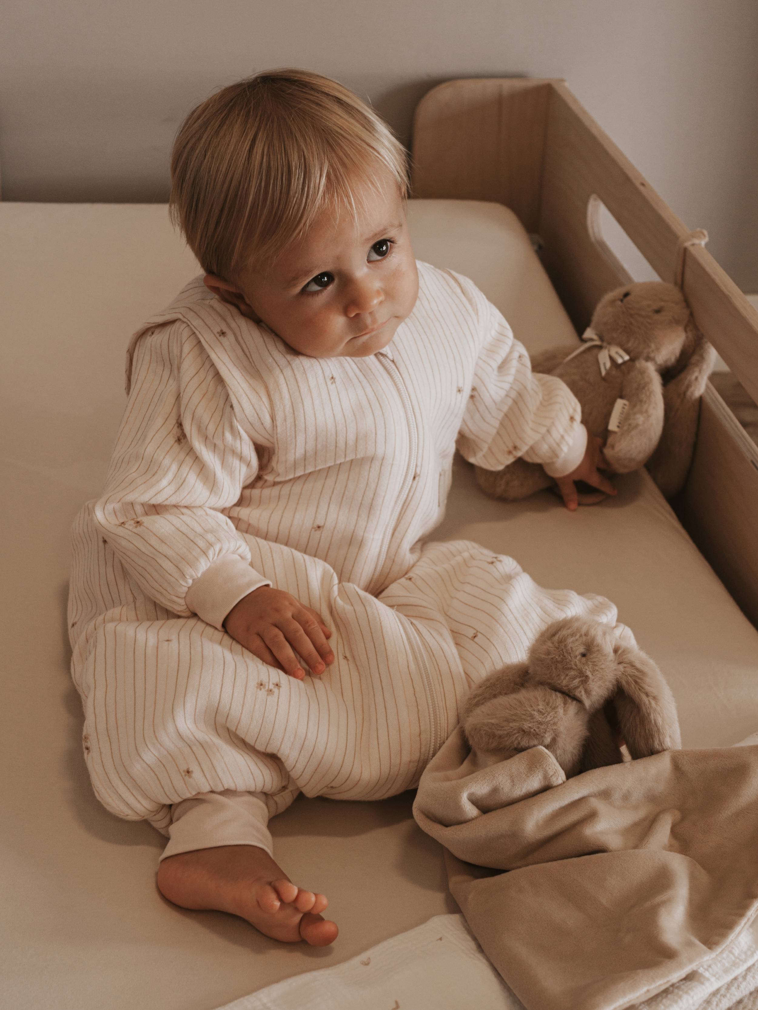 bamboom-sacco-nanna-mini-6-18m-tog-2-7-flowers-stripe-533-con-maniche-e-piedini image 5
