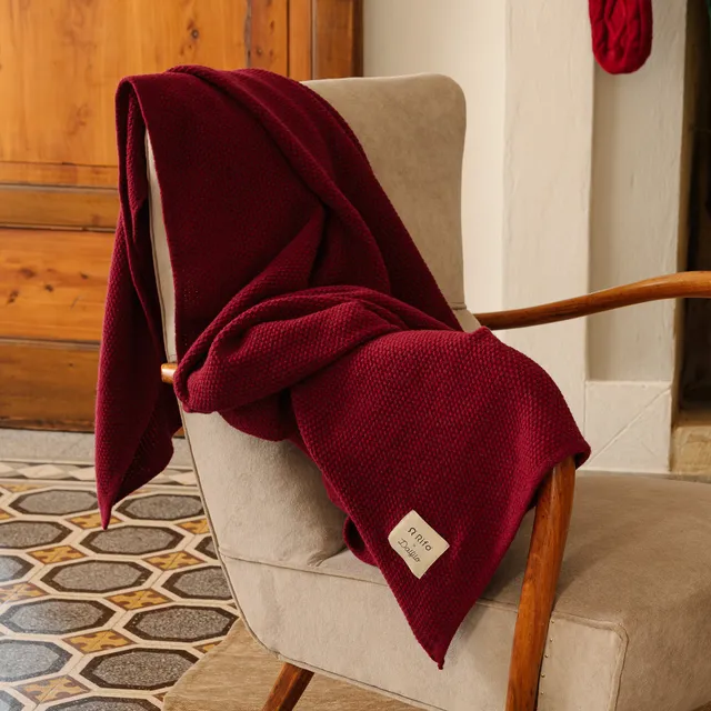 dalfilo-plaid-in-maglia-rif-lana-rigenerata-130x180-cm image 1