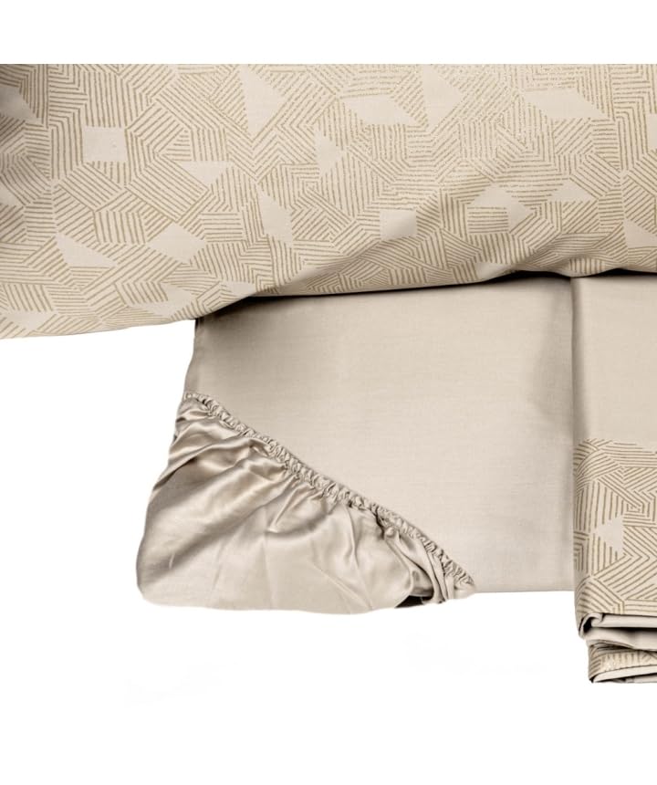 fazzini-nazca-completo-letto-2-piazze-beige-ipoallergenico image 2