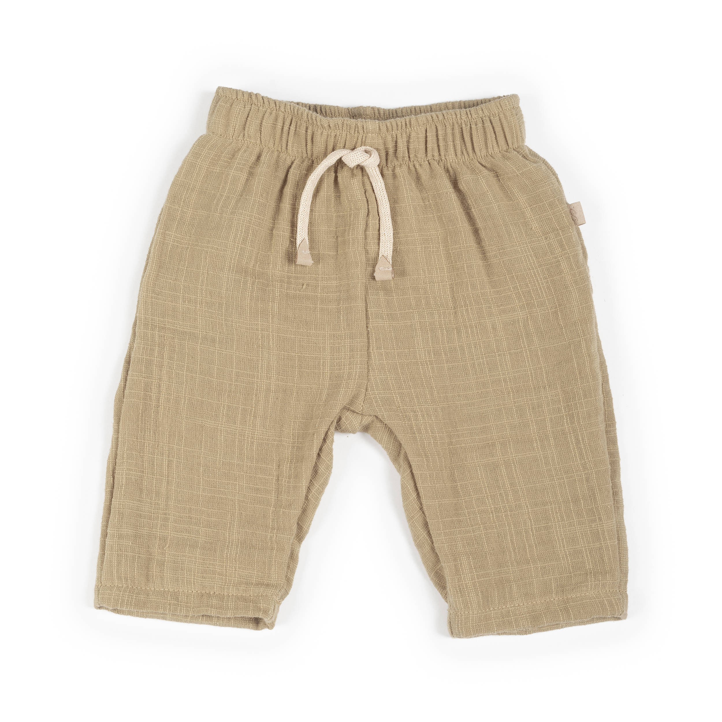 bamboom-pants-lino-look-cotone-mustard-270 image 1