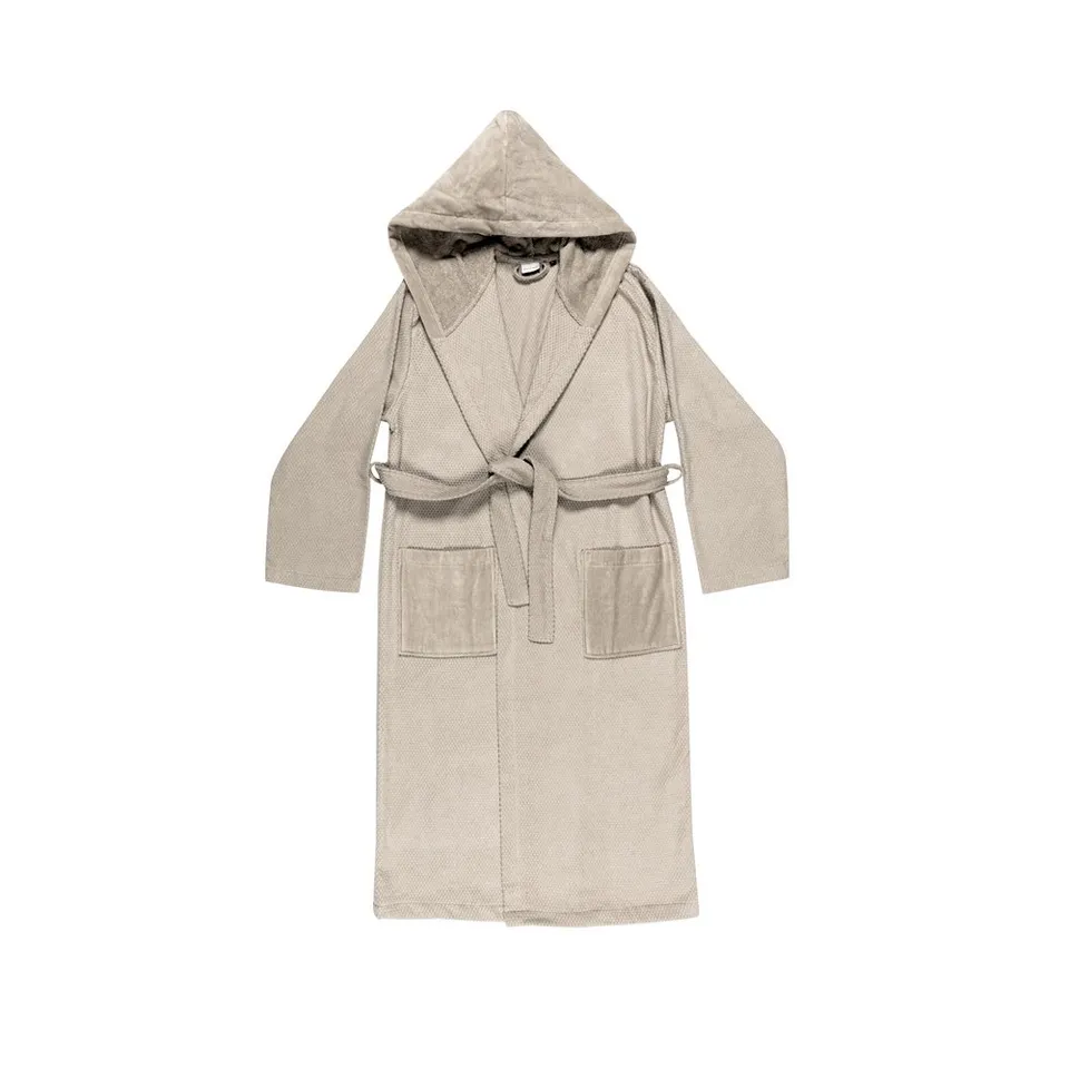 fazzini-velour-accappatoio-con-cappuccio-spugna-400-g-mq image 1