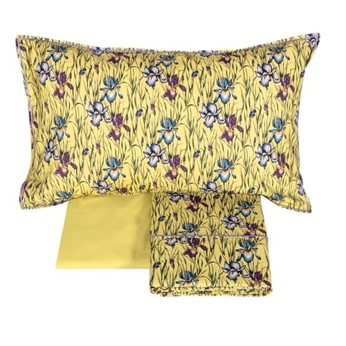fazzini-belle-poque-giallo-8-completo-lenzuola-matrimoniale-effetto-copriletto image 6