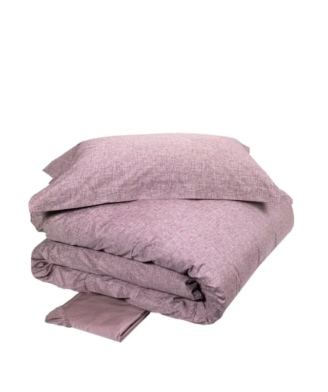 fazzini-baco-completo-copripiumino-2-piazze-rosa-300tc image 1