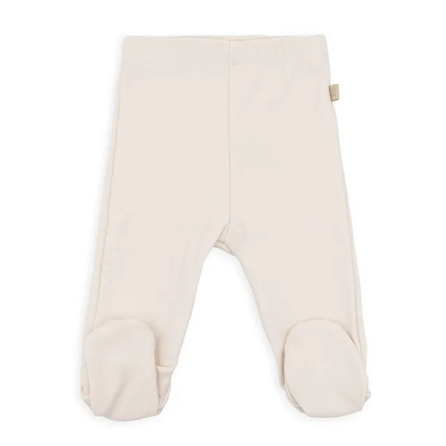 bamboom-pantaloncino-neonato-con-piedi-pure-warm-white-128 image 1