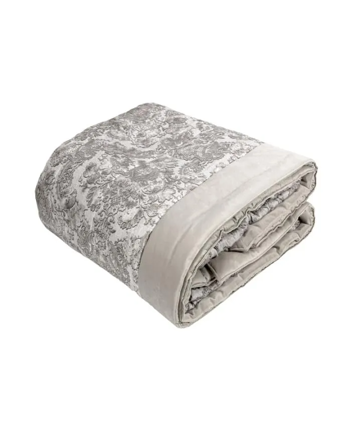 fazzini-broccato-trapunta-2-piazze-grigio-raso-300tc image 1