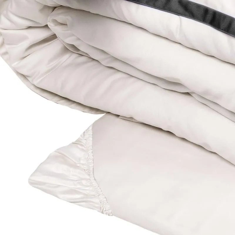 fazzini-hellen-completo-copripiumino-2-piazze-bianco-seta-piombo image 1