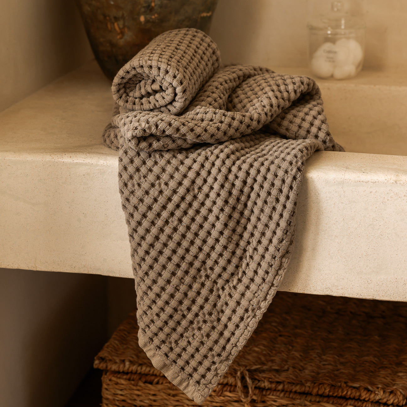 dalfilo-set-asciugamani-viso-mani-nido-d-ape-stonewashed-cotone image 4