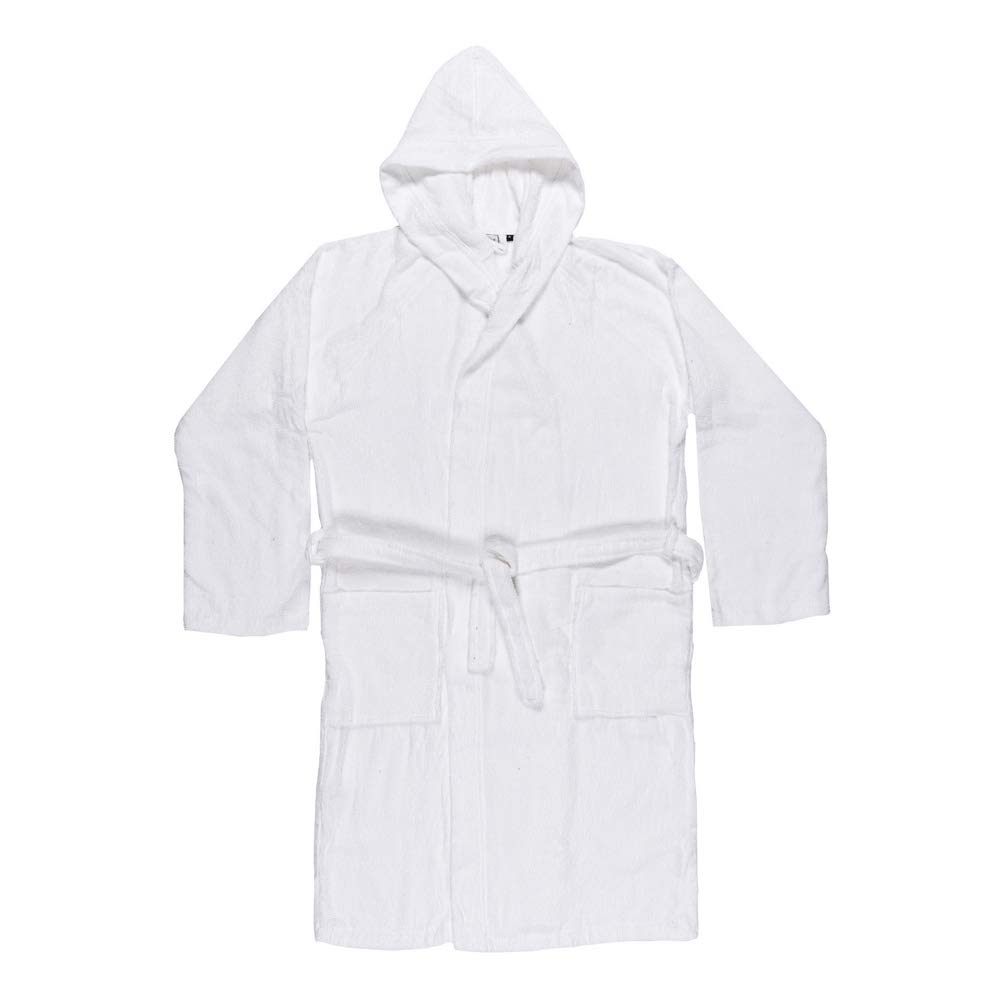 fazzini-travel-accappatoio-da-viaggio-con-cappuccio-in-microcotone-bianco-taglia image 3