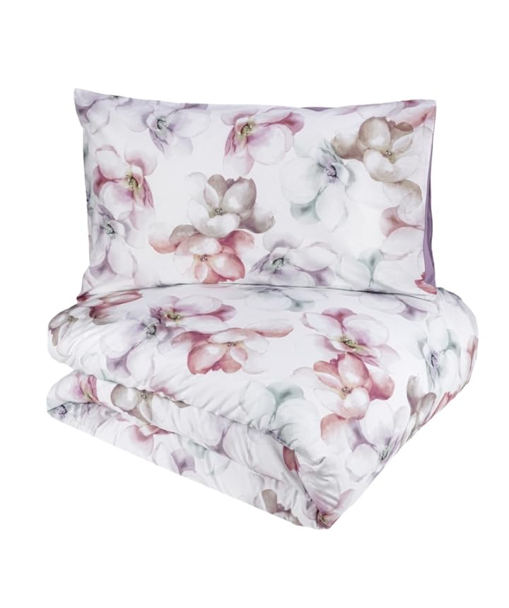 fazzini-monet-parure-copripiumino-2-piazze-fondo-bianco-mnepaco-a image 1