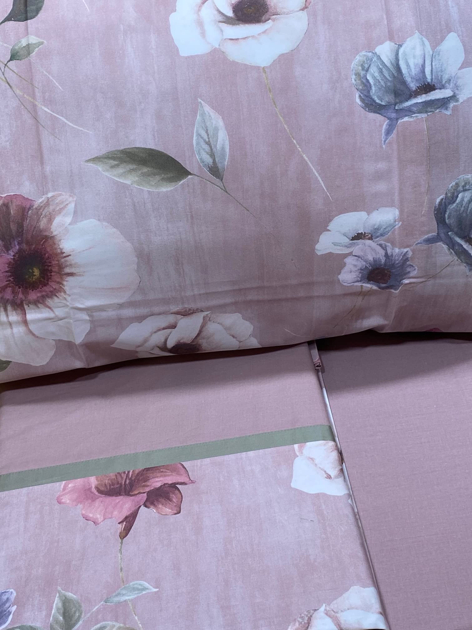 fazzini-velvet-completo-lenzuola-2-piazze-in-raso-300tc-rosa image 2