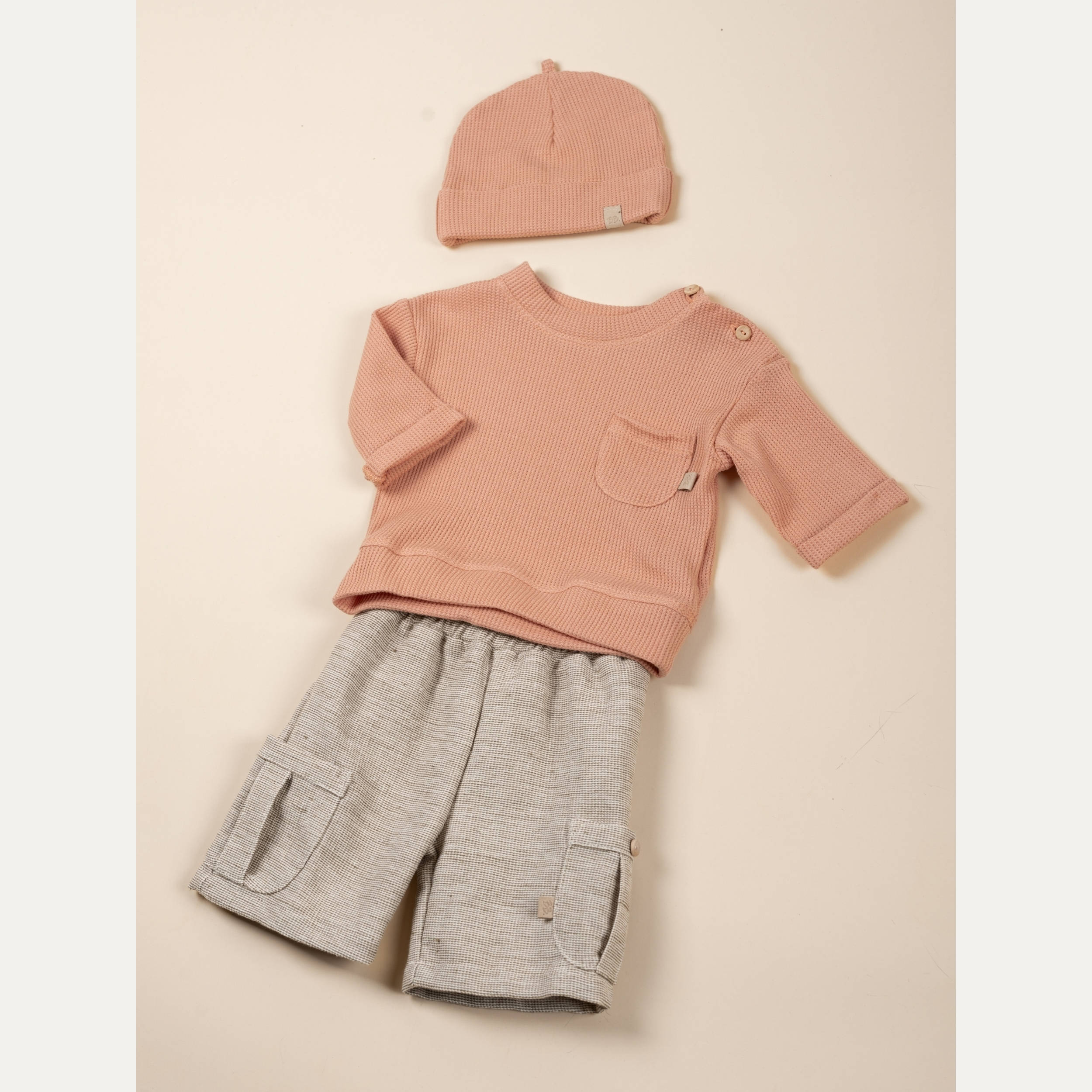 bamboom-shorts-bermuda-cotone-canapa-mustard-270 image 2