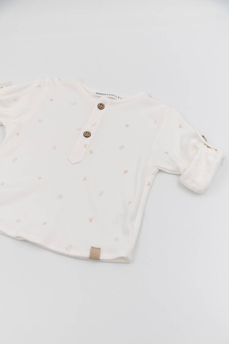 bamboom-shirt-camicia-print-leaves-423-bimbo-made-in-italy image 3