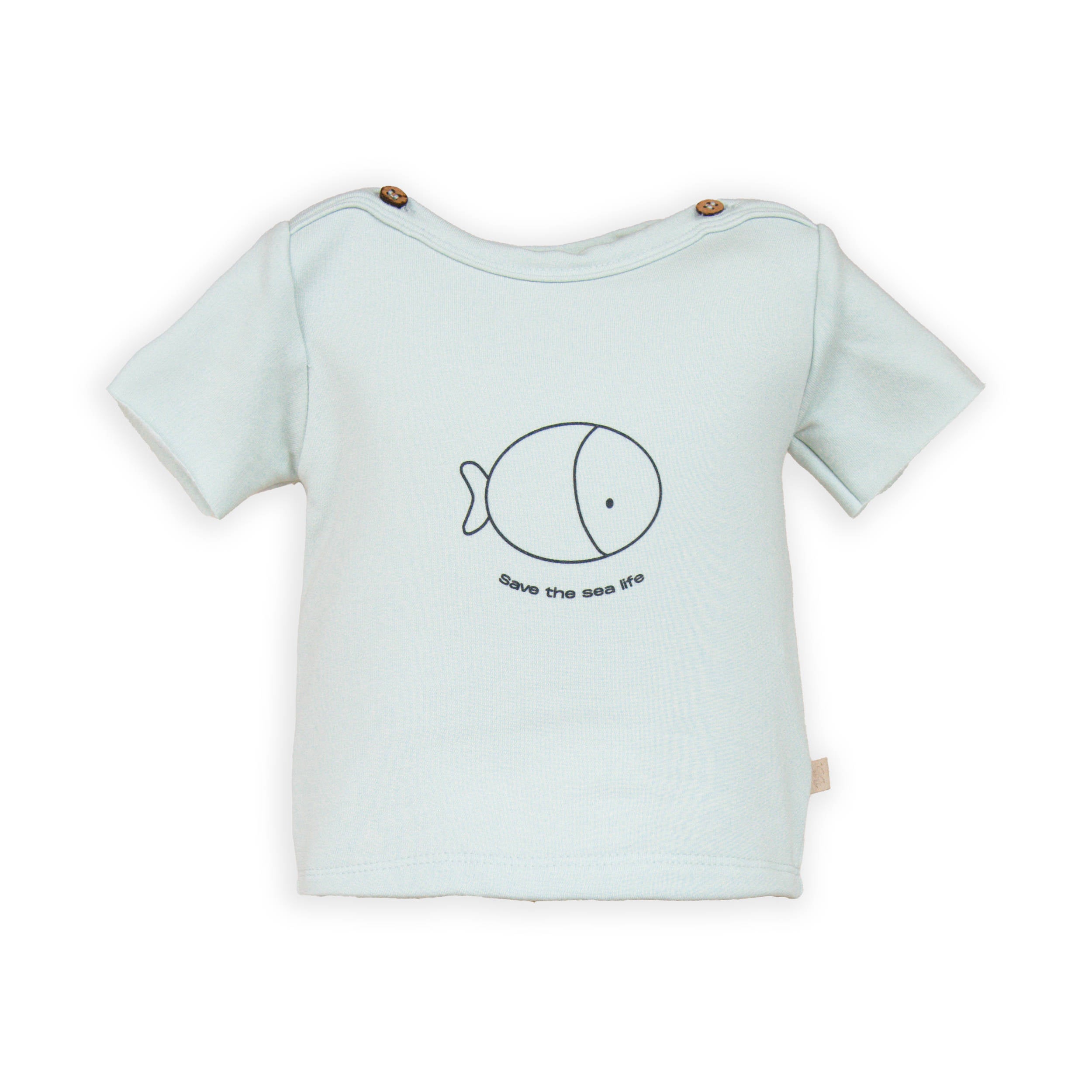 bamboom-t-shirt-a-maniche-corte-con-stampa-blu-blush-125 image 1