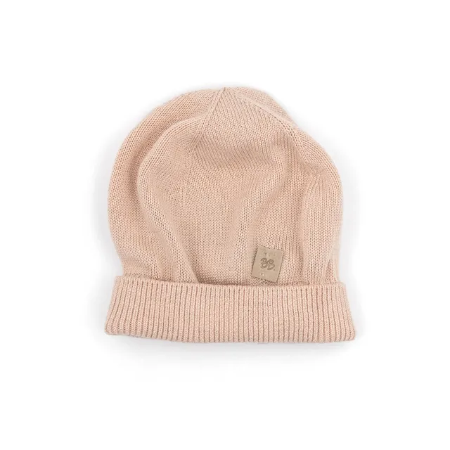 bamboom-cappellino-rosa-04-neonato-in-maglia-di-bamb image 1