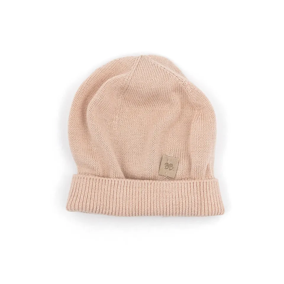 bamboom-cappellino-rosa-04-neonato-in-maglia-di-bamb image 1